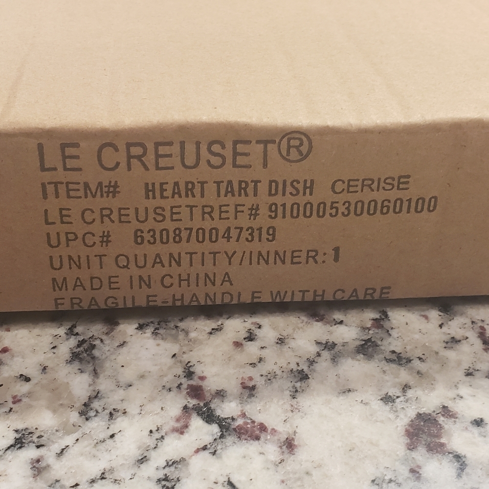 Le Creuset Heart Shaped Tart Dish